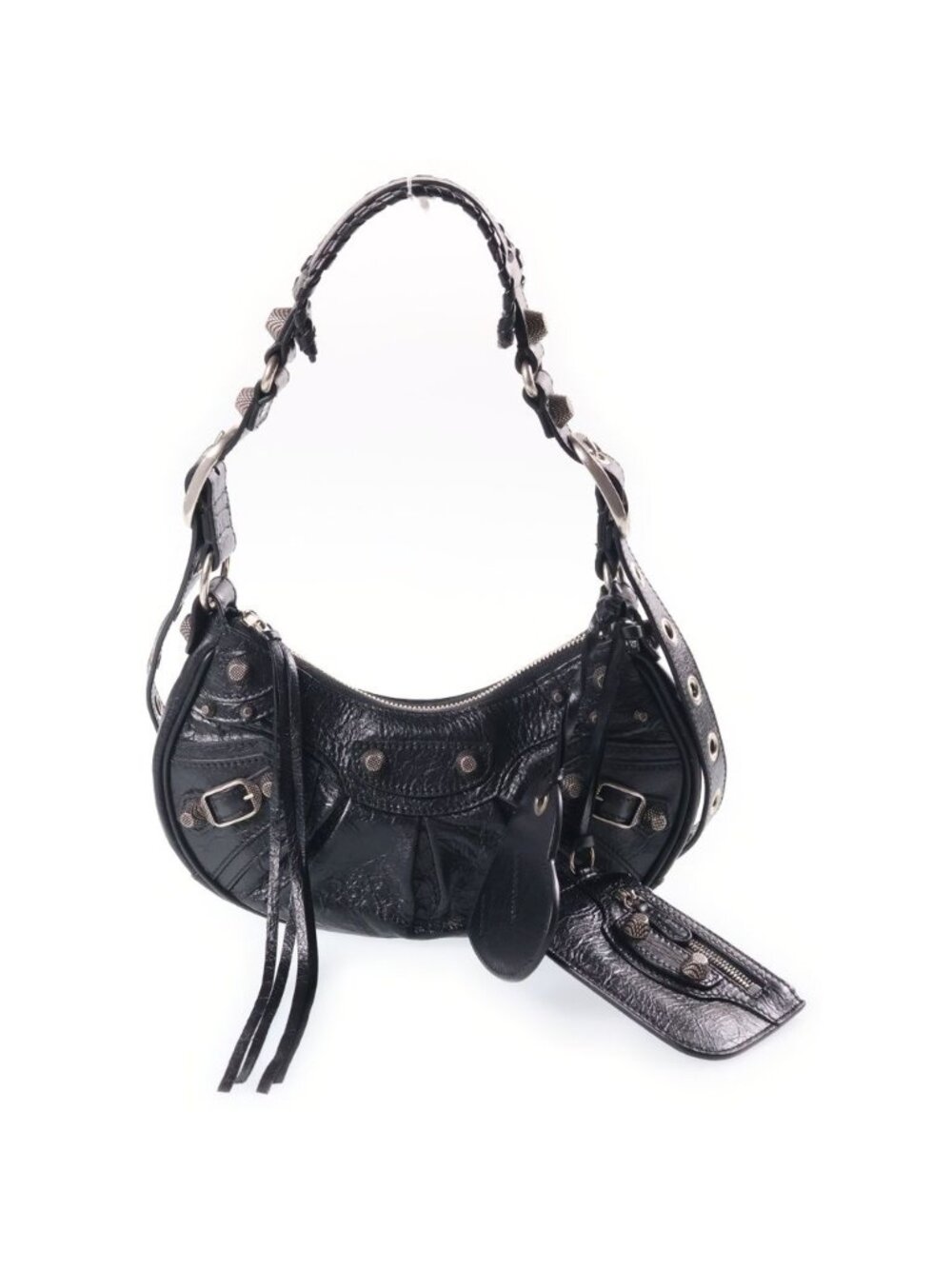 Balenciaga le Cagole XS le Shoulder Bag Leather Black